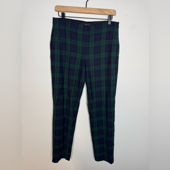 J. Crew Martie Black Watch Pants Wool Blend 6 Tall Excellent condition - Picture 5 of 12